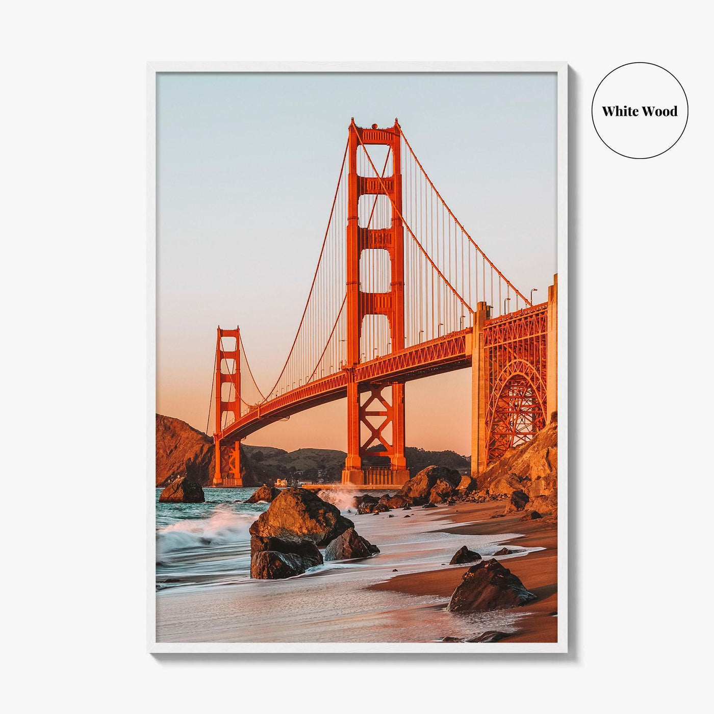 Golden Gate Bridge Fine Art Photo Print, San Francisco, California Poster, Wall Decor