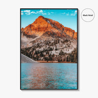 Mount Idaho Fine Art Photo Print, Mountain Lake, USA Wall Decor Poster