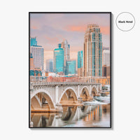 Minneapolis Skyline Fine Art Photo Print, Wall Poster, Minnesota USA