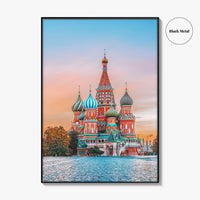 Moscow Russia Fine Art Photo Print, St Basil's Cathedral, Red Square, Poster