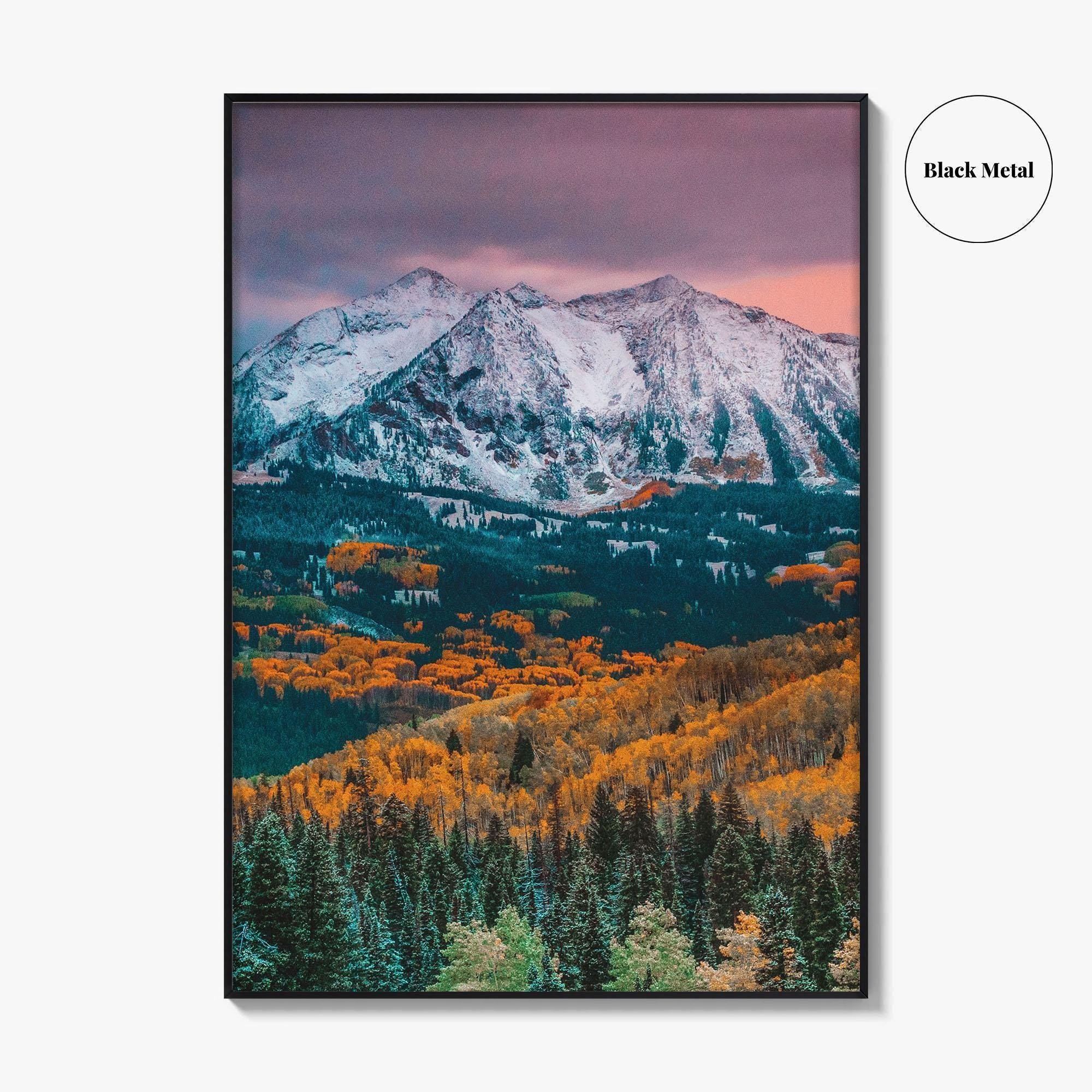 Crested Butte Fine Art Photo Print, Kebler Pass, East Beckwith Mountain, Colorado Poster