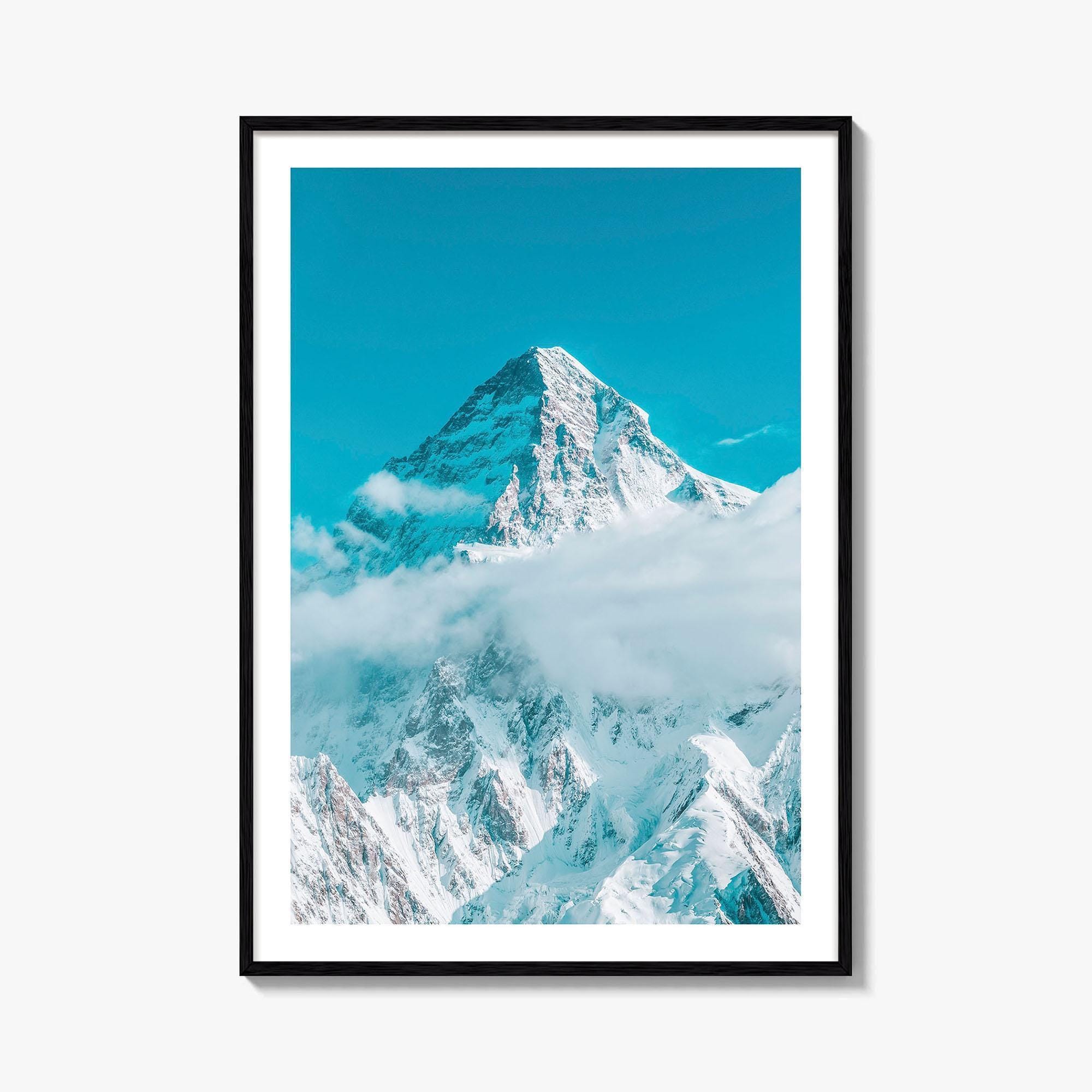 K2 Fine Art Photo Print, Concordia, Karakoram, Gilgit-Baltistan, Pakistan, Panoramic Wall Poster