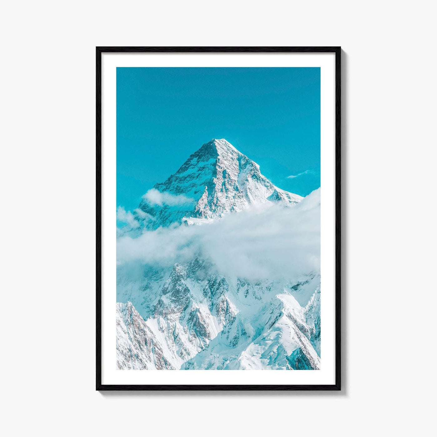 K2 Fine Art Photo Print, Concordia, Karakoram, Gilgit-Baltistan, Pakistan, Panoramic Wall Poster