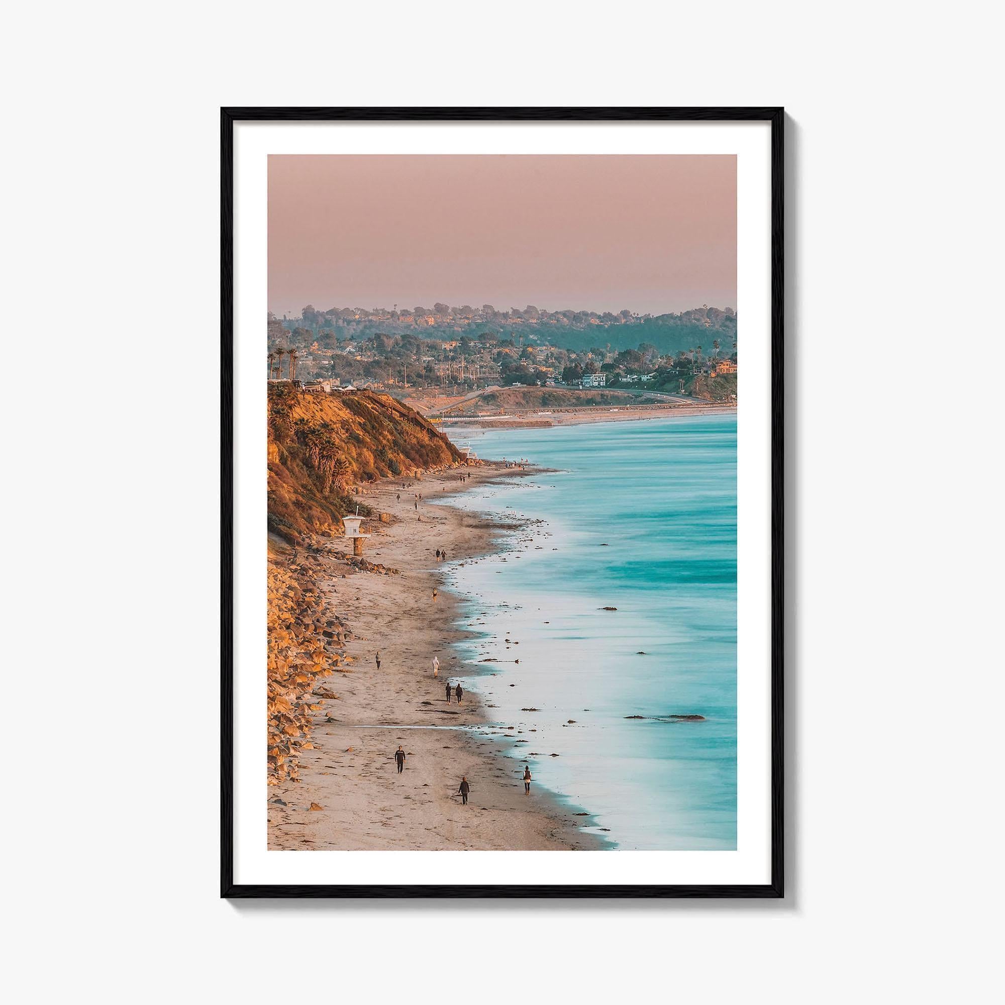Encinitas Fine Art Photo Print, San Elijo State Beach, San Diego, California, USA