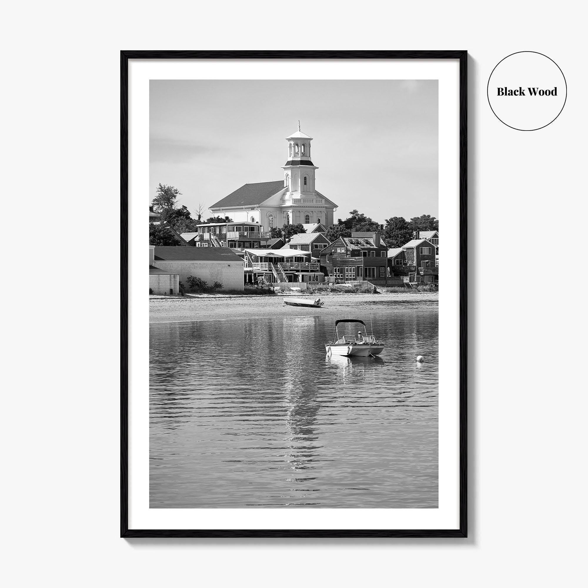 Cape Cod Black and White Fine Art Photo Print, Provincetown Massachusetts Poster