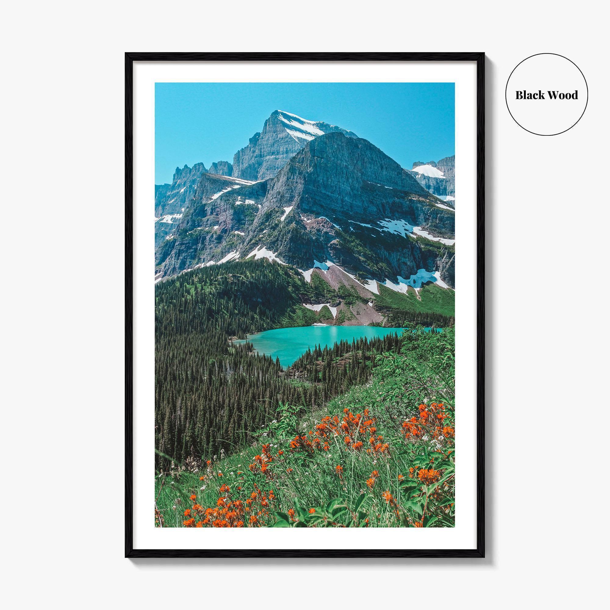 Glacier National Park Fine Art Photo Print, Montana USA, Wall Decor Poster