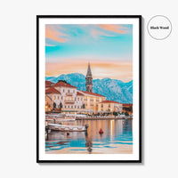Perast Fine Art Photo Print, Kotor, Bay of Kotor, Montenegro Wall Decor Poster