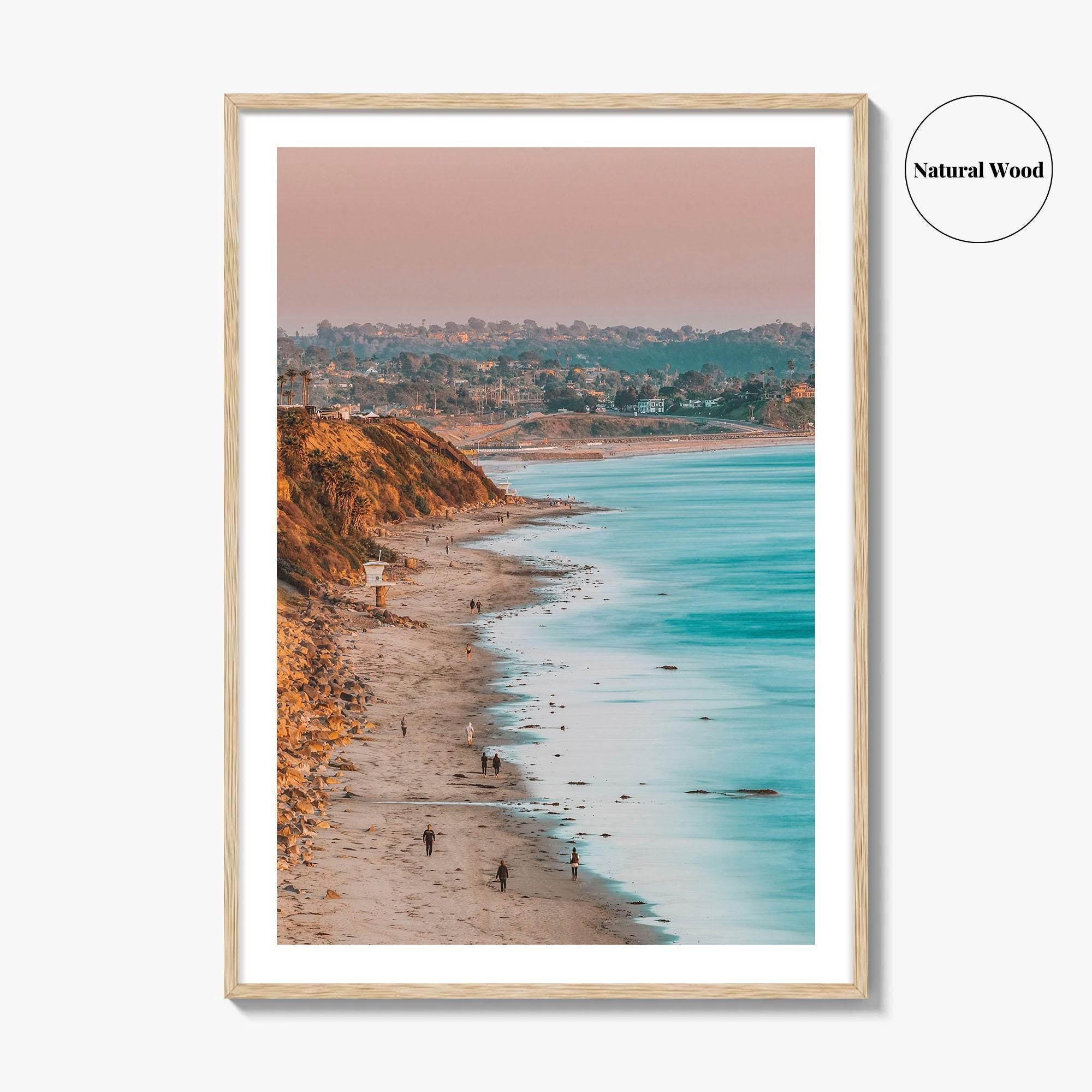 Encinitas Fine Art Photo Print, San Elijo State Beach, San Diego, California, USA