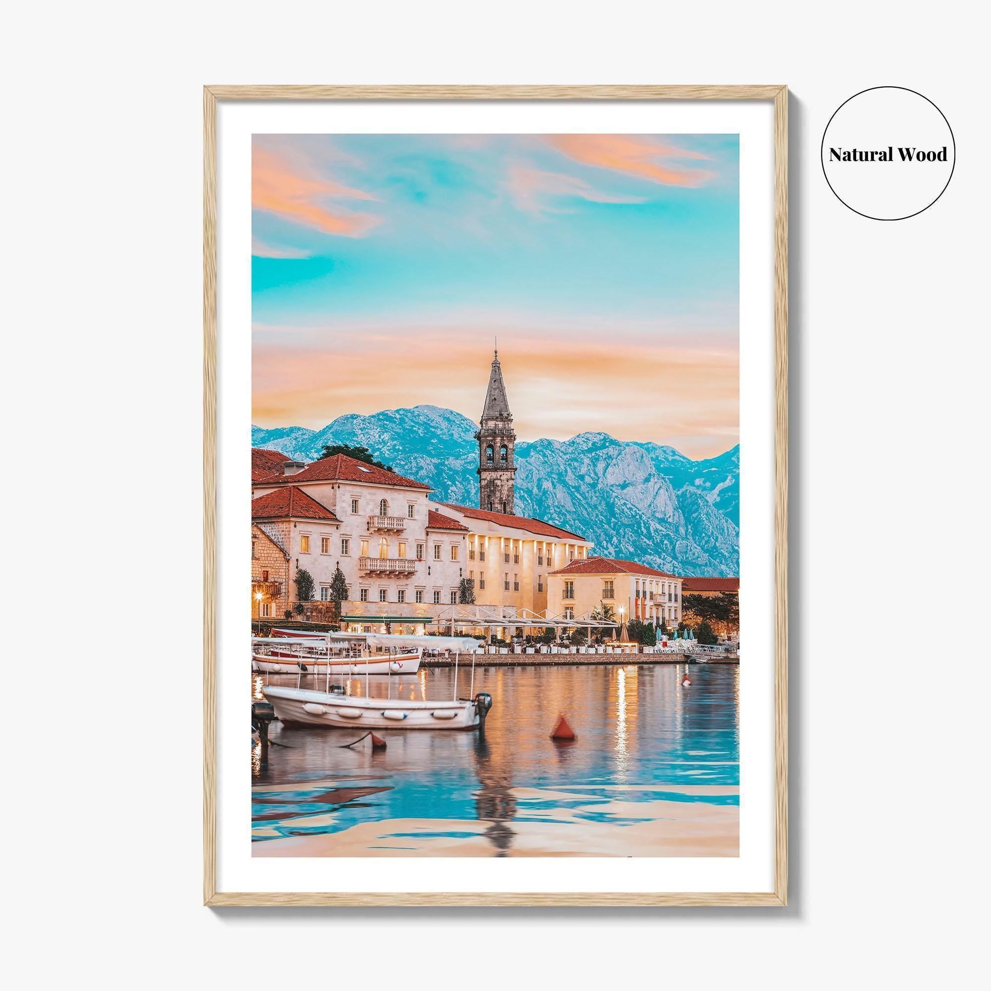 Perast Fine Art Photo Print, Kotor, Bay of Kotor, Montenegro Wall Decor Poster