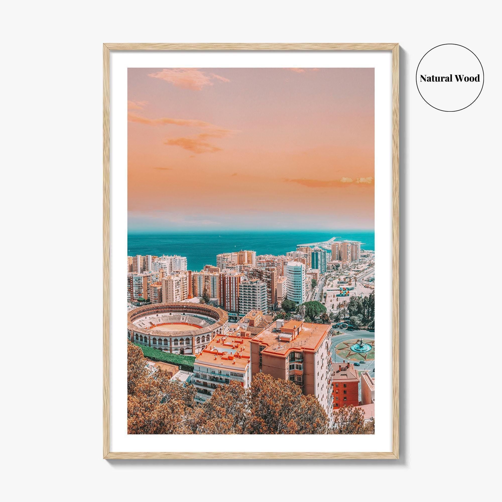 Malaga Fine Art Photo Print, Spain, Andalusia, Costa del Sol, Wall Decor, Poster