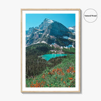 Glacier National Park Fine Art Photo Print, Montana USA, Wall Decor Poster