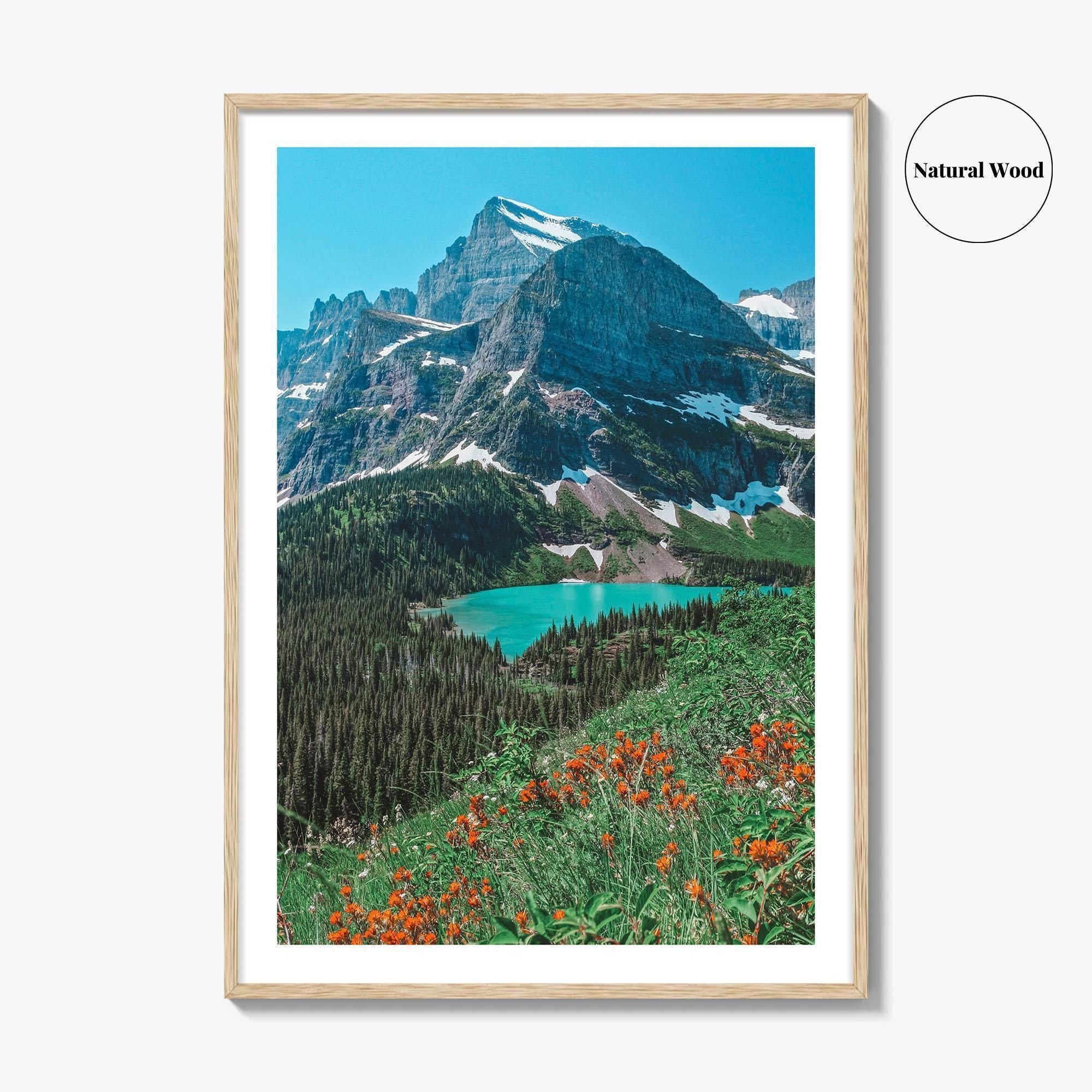 Glacier National Park Fine Art Photo Print, Montana USA, Wall Decor Poster