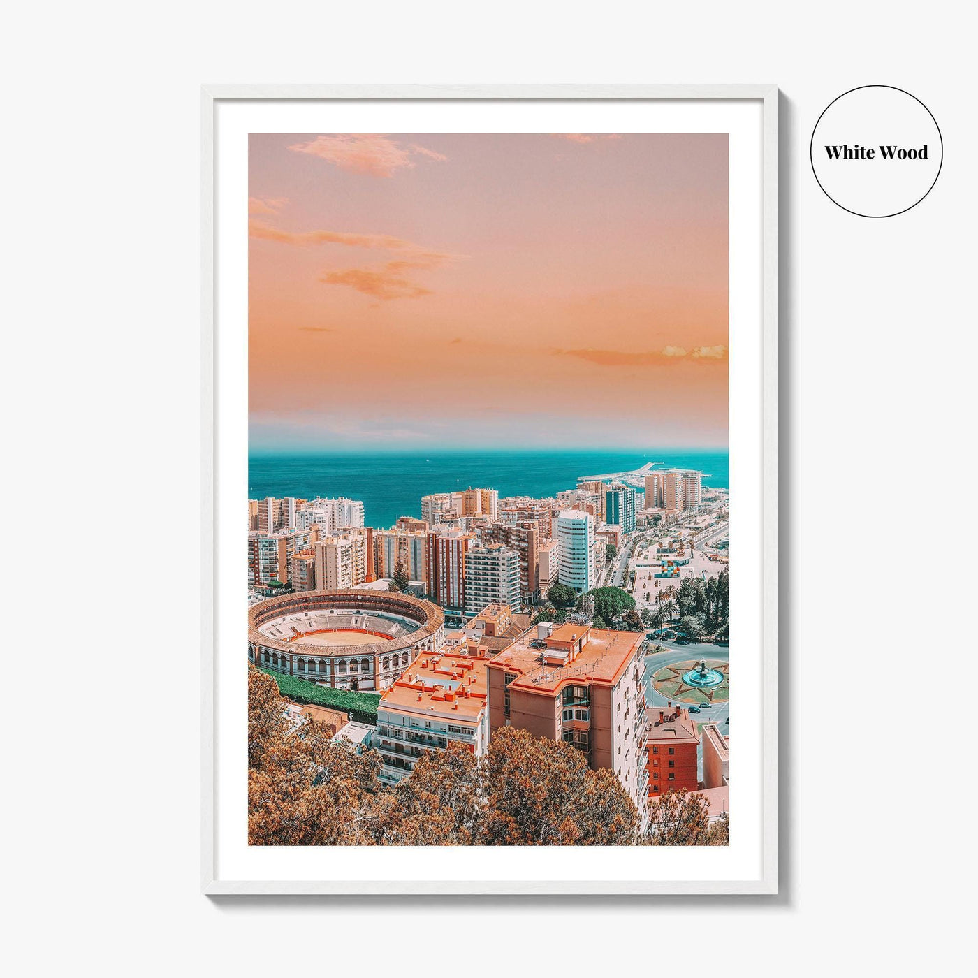Malaga Fine Art Photo Print, Spain, Andalusia, Costa del Sol, Wall Decor, Poster