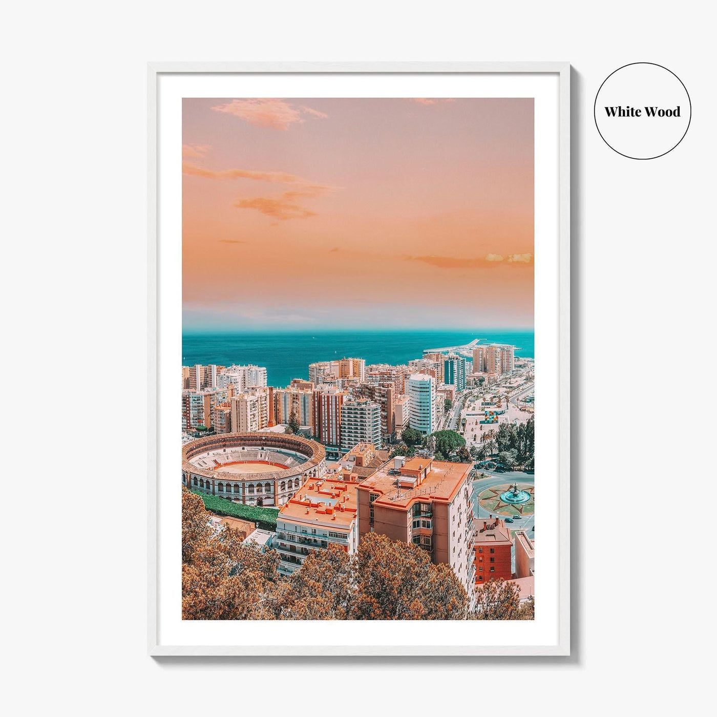 Malaga Fine Art Photo Print, Spain, Andalusia, Costa del Sol, Wall Decor, Poster