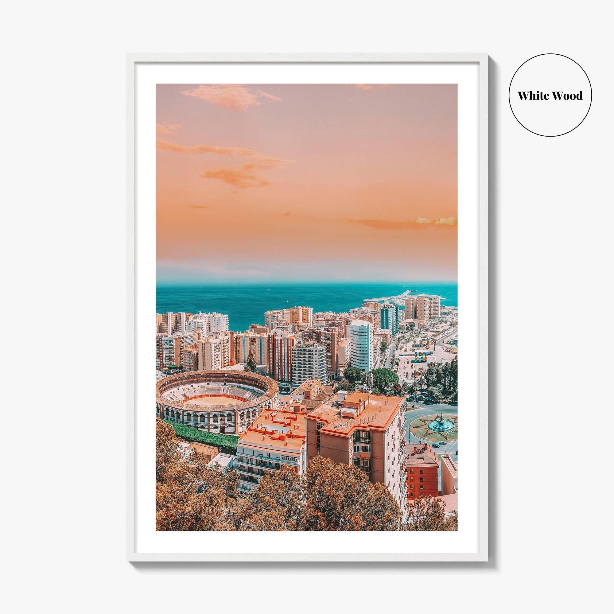Malaga Fine Art Photo Print, Spain, Andalusia, Costa del Sol, Wall Decor, Poster