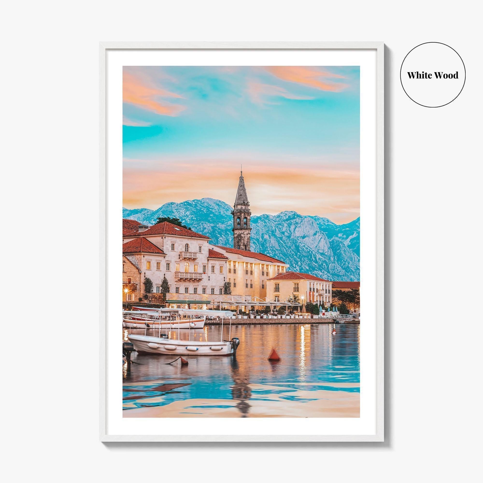 Perast Fine Art Photo Print, Kotor, Bay of Kotor, Montenegro Wall Decor Poster