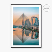 Sao Paulo Skyline Fine Art Photo Print, Vertical Wall Decor Poster, Brazil City