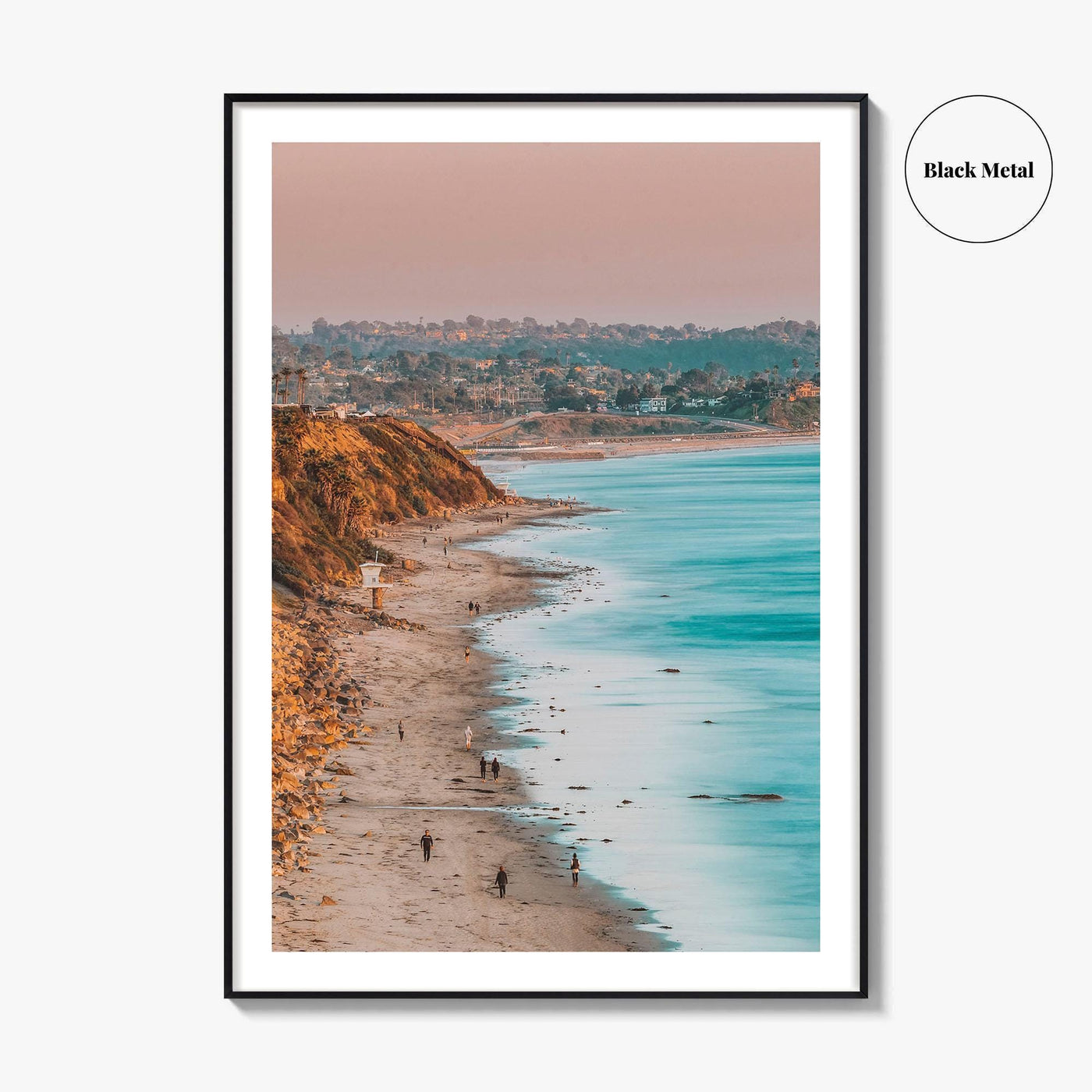Encinitas Fine Art Photo Print, San Elijo State Beach, San Diego, California, USA