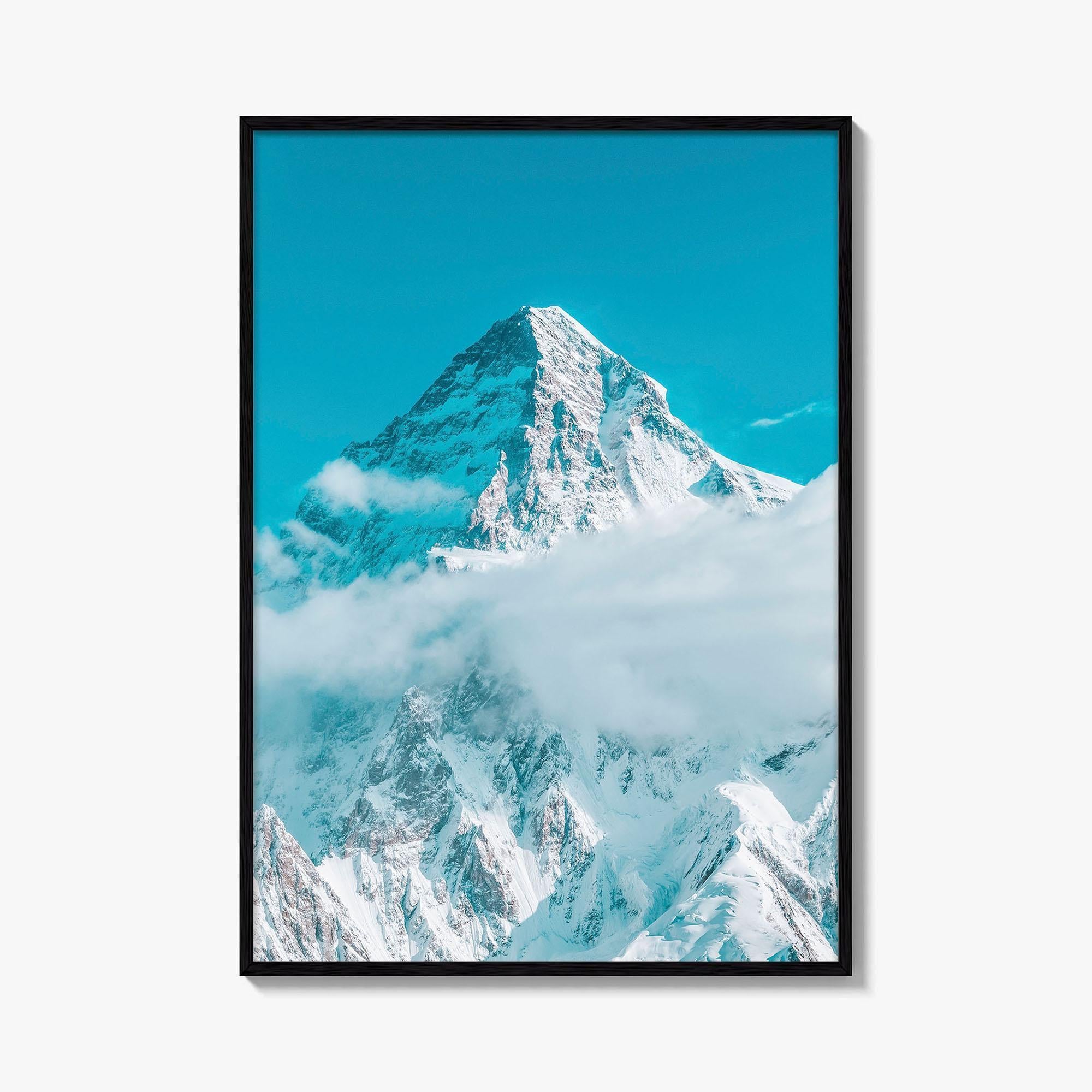 K2 Fine Art Photo Print, Concordia, Karakoram, Gilgit-Baltistan, Pakistan, Panoramic Wall Poster