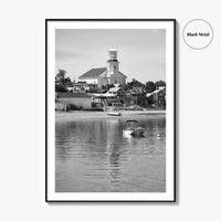 Cape Cod Black and White Fine Art Photo Print, Provincetown Massachusetts Poster
