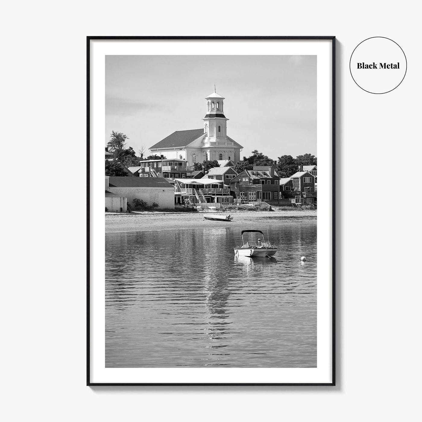 Cape Cod Black and White Fine Art Photo Print, Provincetown Massachusetts Poster