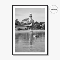 Cape Cod Black and White Fine Art Photo Print, Provincetown Massachusetts Poster