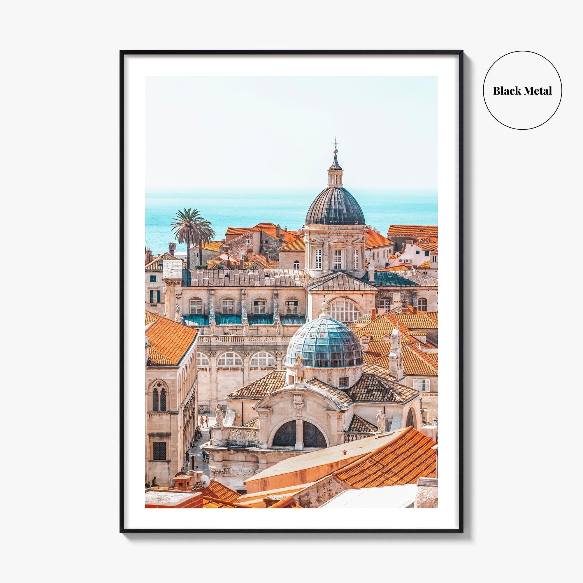 Dubrovnik Fine Art Photo Print, Old Town Panorama, Croatia Poster