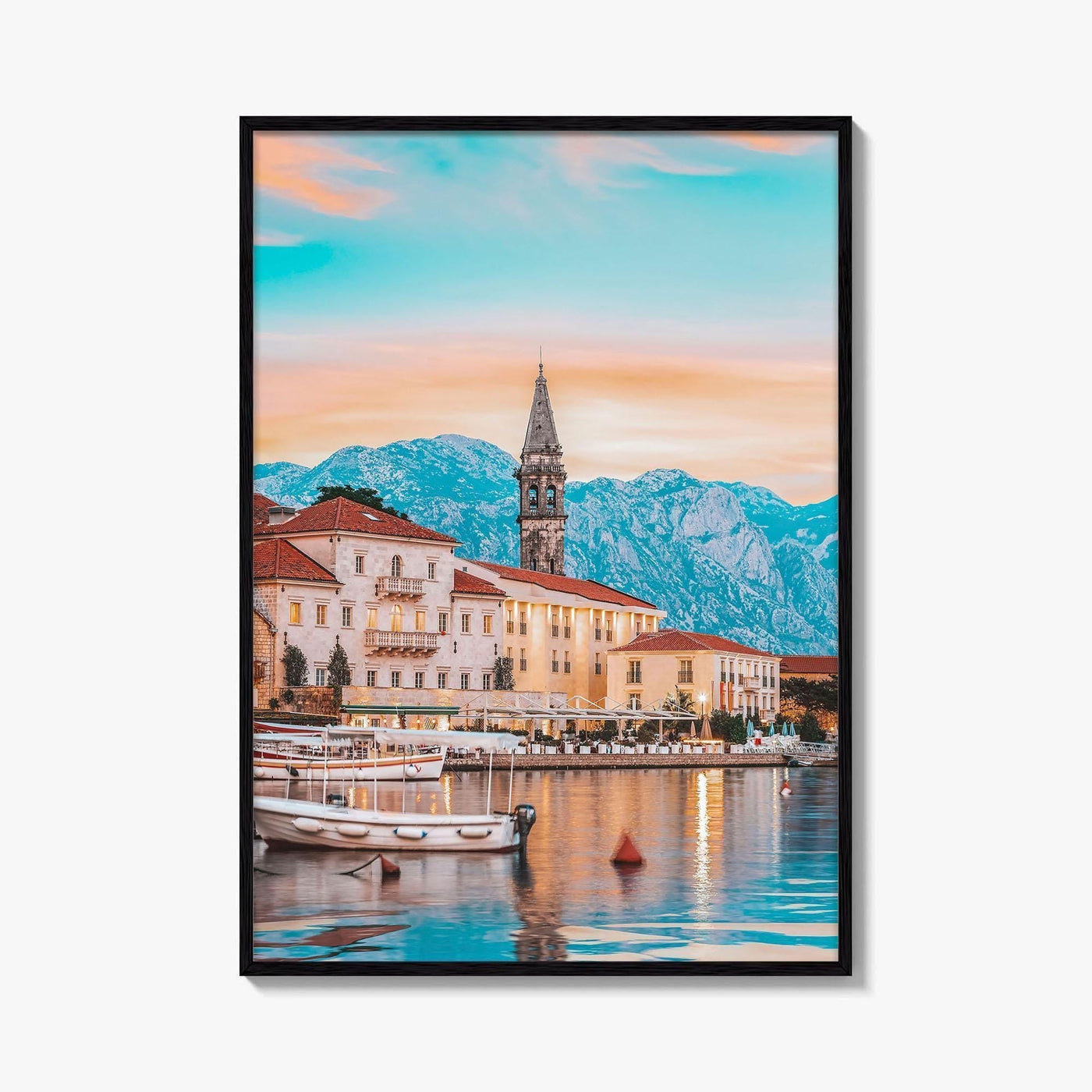 Perast Fine Art Photo Print, Kotor, Bay of Kotor, Montenegro Wall Decor Poster