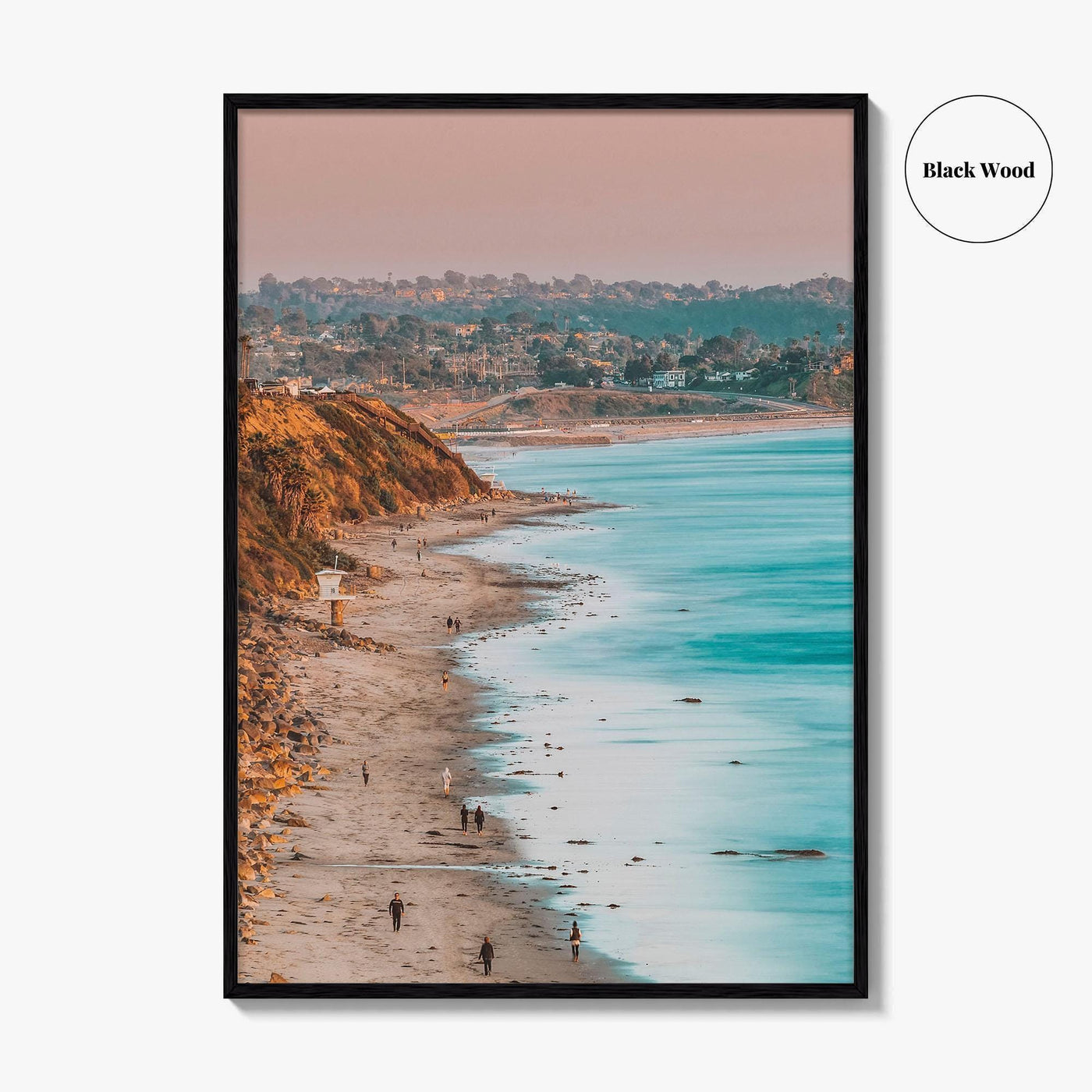 Encinitas Fine Art Photo Print, San Elijo State Beach, San Diego, California, USA