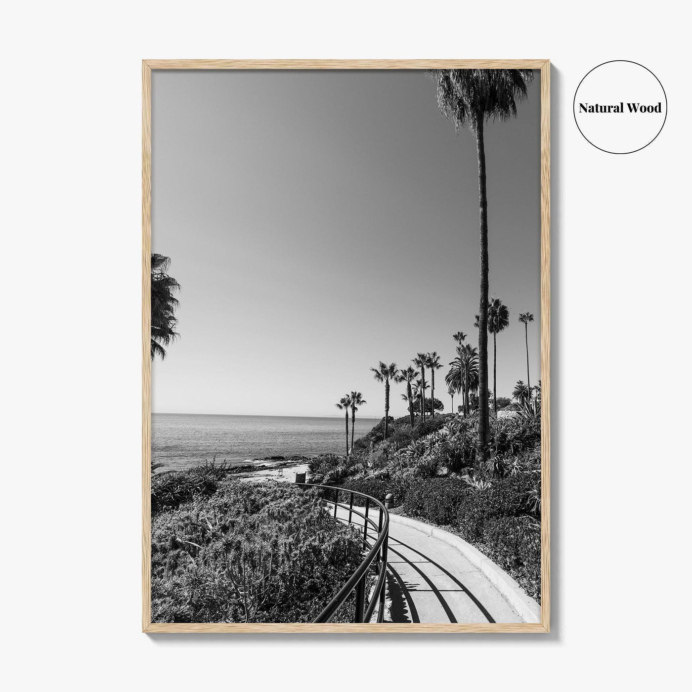 Laguna Beach Black and White Fine Art Photo Print, Orange County, California, USA