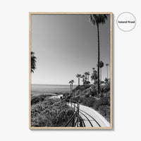 Laguna Beach Black and White Fine Art Photo Print, Orange County, California, USA
