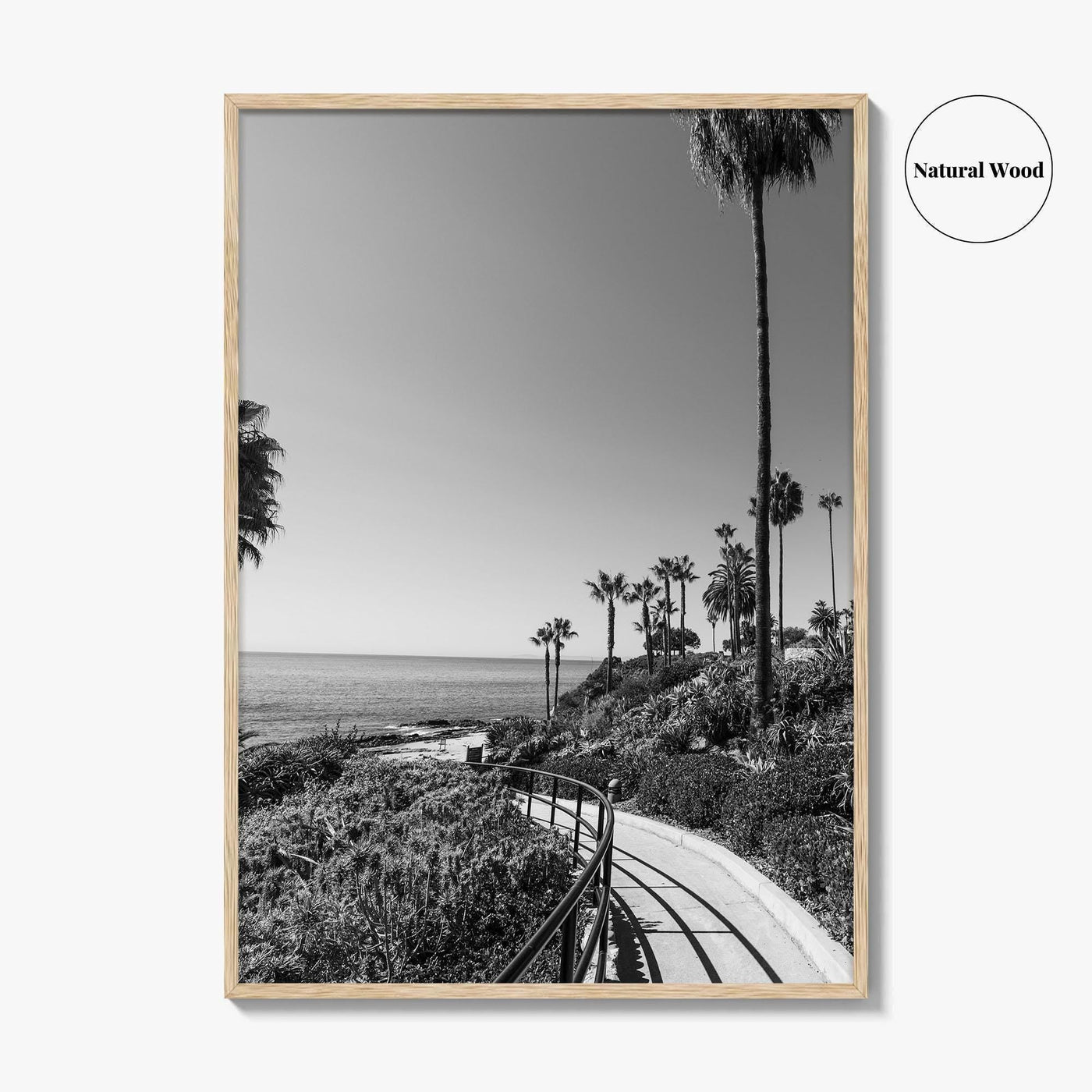 Laguna Beach Black and White Fine Art Photo Print, Orange County, California, USA