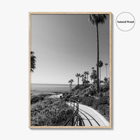 Laguna Beach Black and White Fine Art Photo Print, Orange County, California, USA