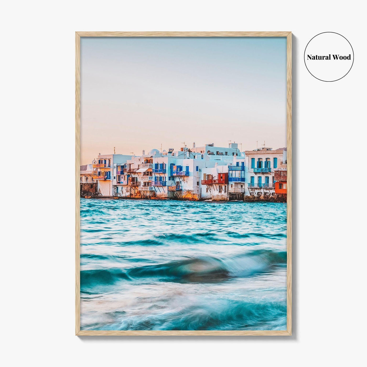 Mykonos Fine Art Photo Print, Little Venice, Greece Wall Art, Aegean Sea