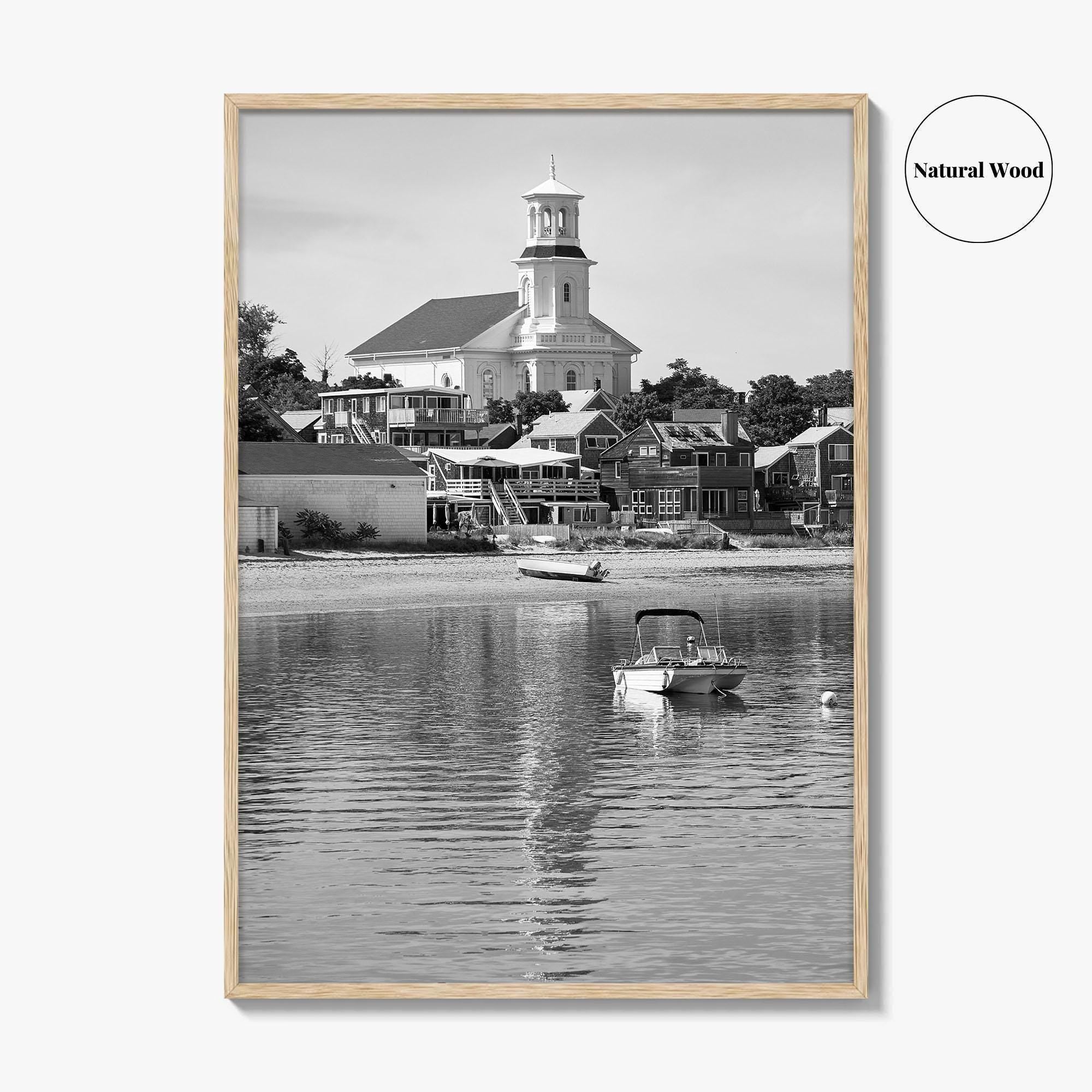 Cape Cod Black and White Fine Art Photo Print, Provincetown Massachusetts Poster