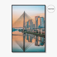 Sao Paulo Skyline Fine Art Photo Print, Vertical Wall Decor Poster, Brazil City