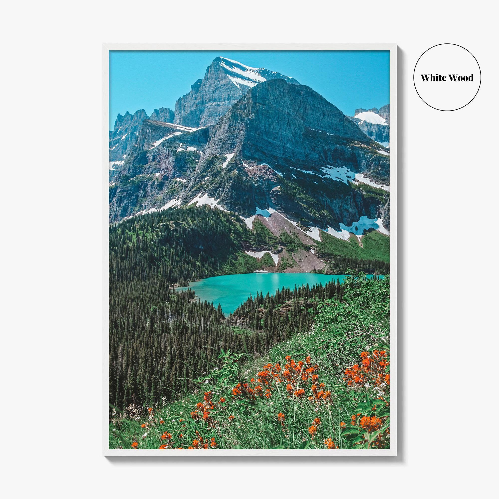 Glacier National Park Fine Art Photo Print, Montana USA, Wall Decor Poster