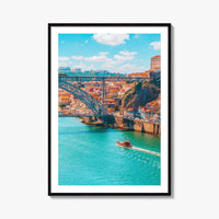 Porto Fine Art Photo Print, Oporto Portugal, Ponte Dom Luis I Bridge, Poster
