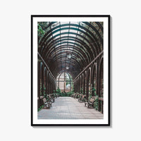 Lincoln Park Fine Art Photo Print, Chicago Illinois USA, Wooden Arch Pavilion Poster