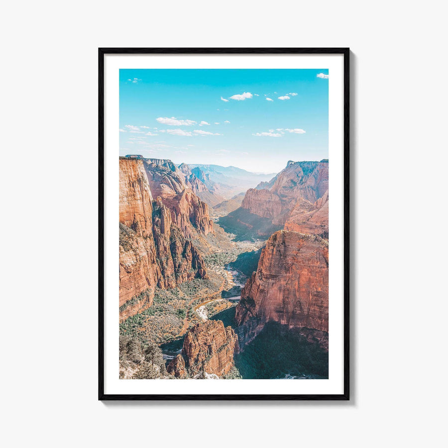 Zion National Park Fine Art Photo Print, Observation Point, Utah, USA, Landscape Poster