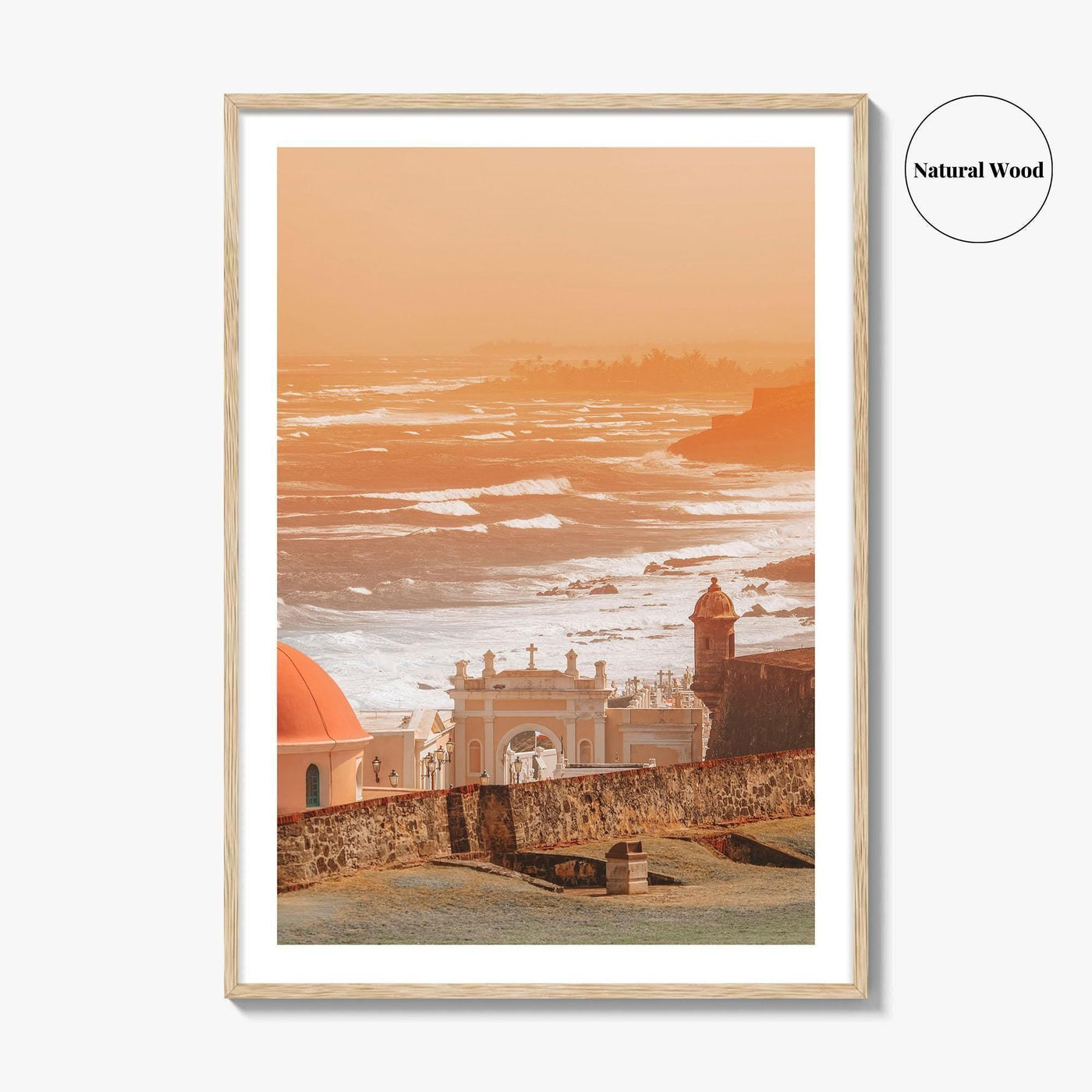 Old San Juan Fine Art Photo Print, Puerto Rico Ocean View Poster