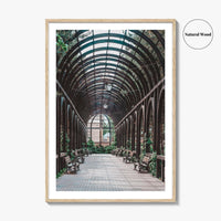 Lincoln Park Fine Art Photo Print, Chicago Illinois USA, Wooden Arch Pavilion Poster