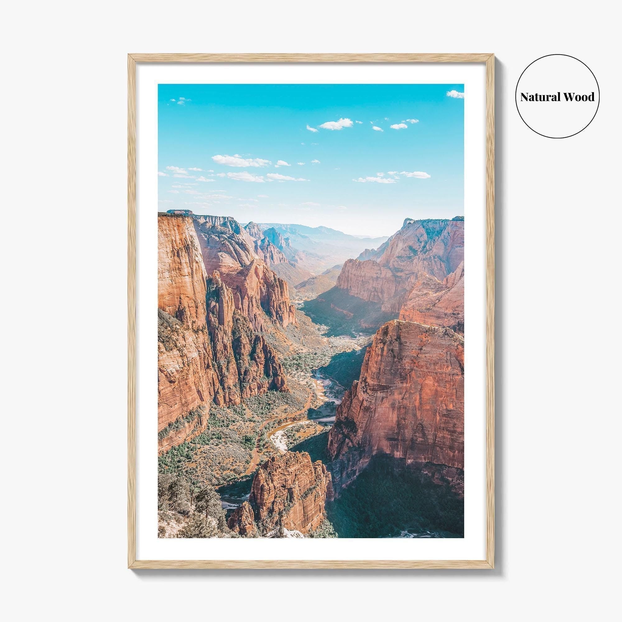 Zion National Park Fine Art Photo Print, Observation Point, Utah, USA, Landscape Poster