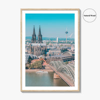 Cologne Skyline Fine Art Photo Print, Köln, North Rhine-Westphalia, Germany Wall Decor