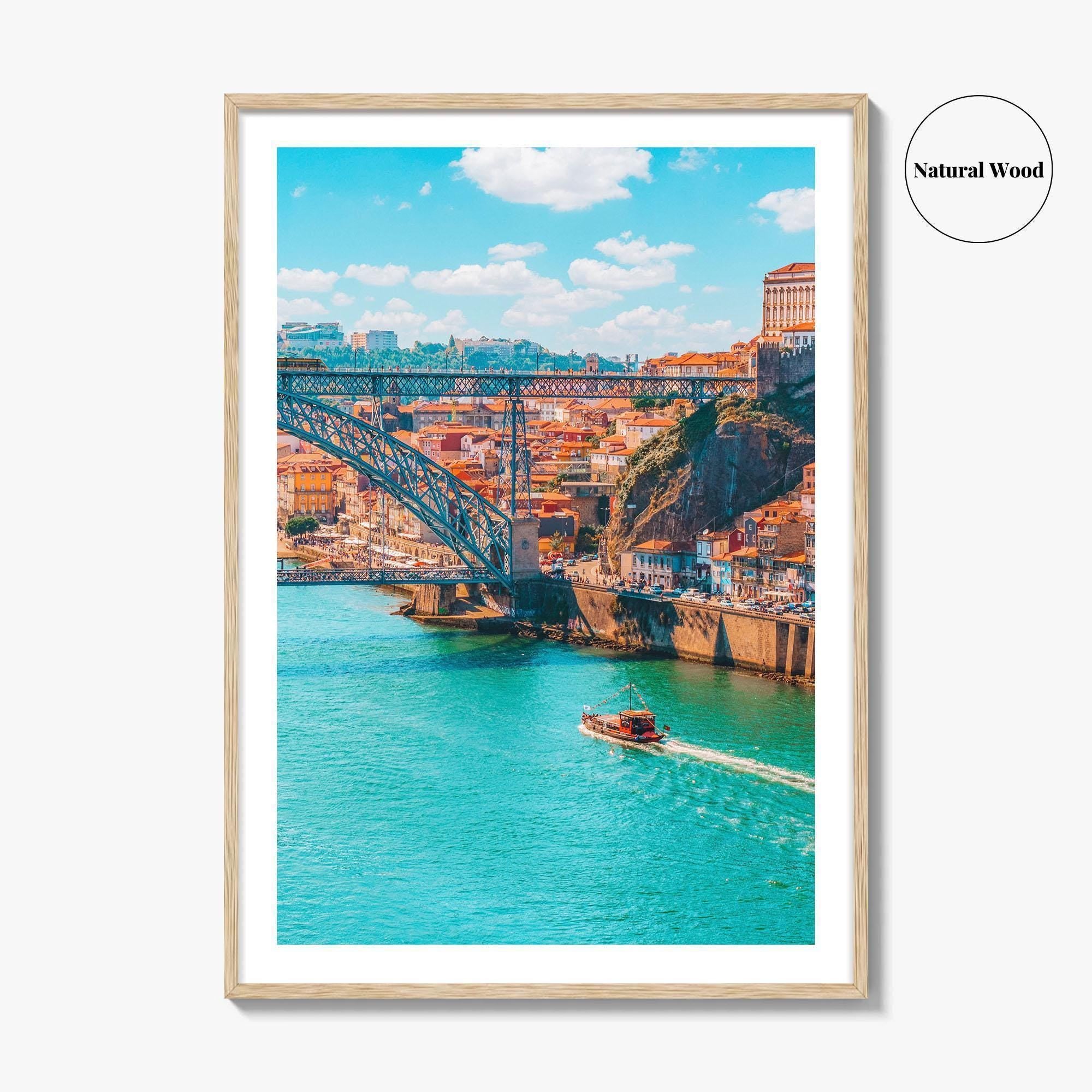 Porto Fine Art Photo Print, Oporto Portugal, Ponte Dom Luis I Bridge, Poster