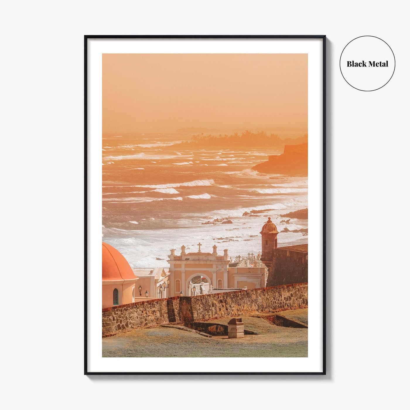 Old San Juan Fine Art Photo Print, Puerto Rico Ocean View Poster