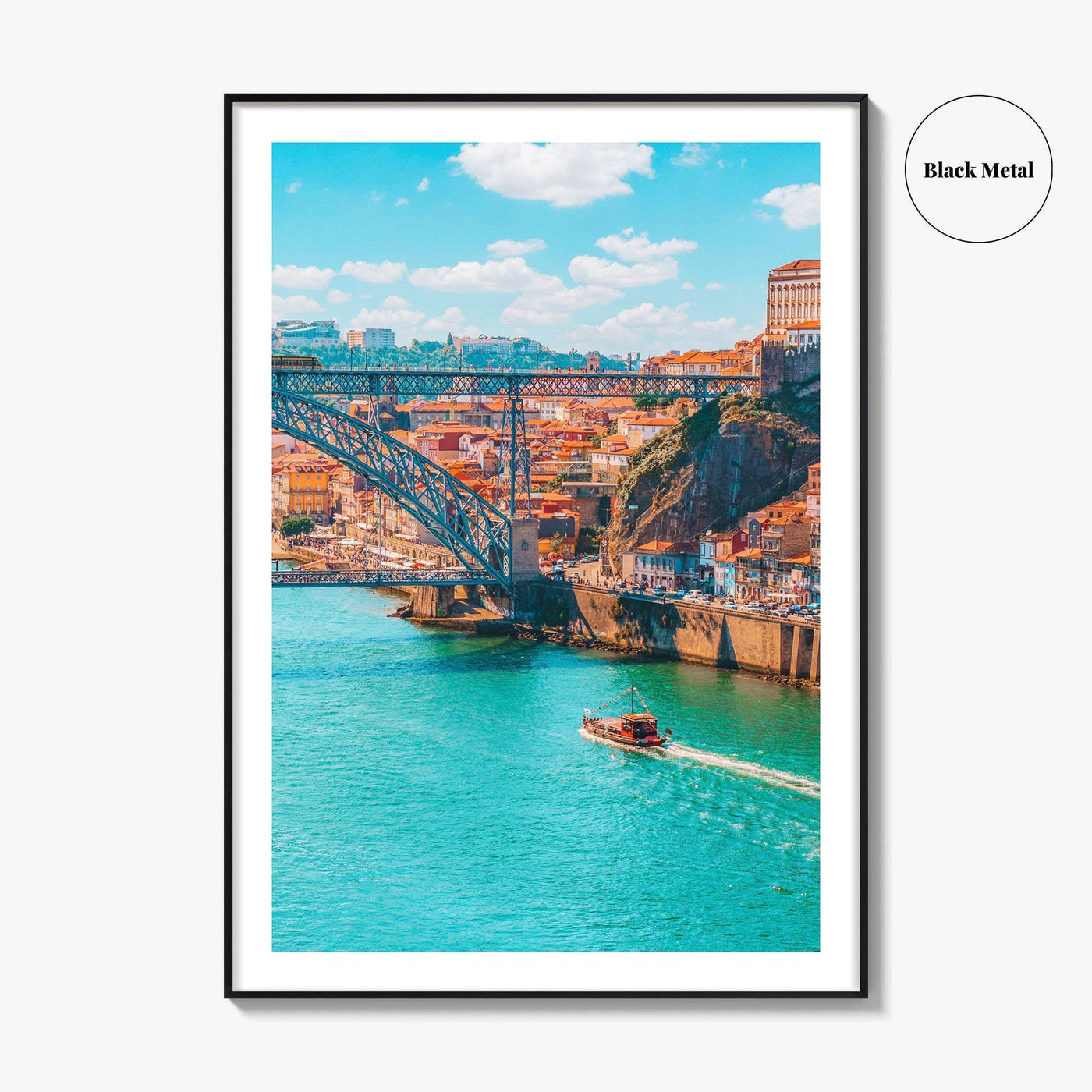 Porto Fine Art Photo Print, Oporto Portugal, Ponte Dom Luis I Bridge, Poster