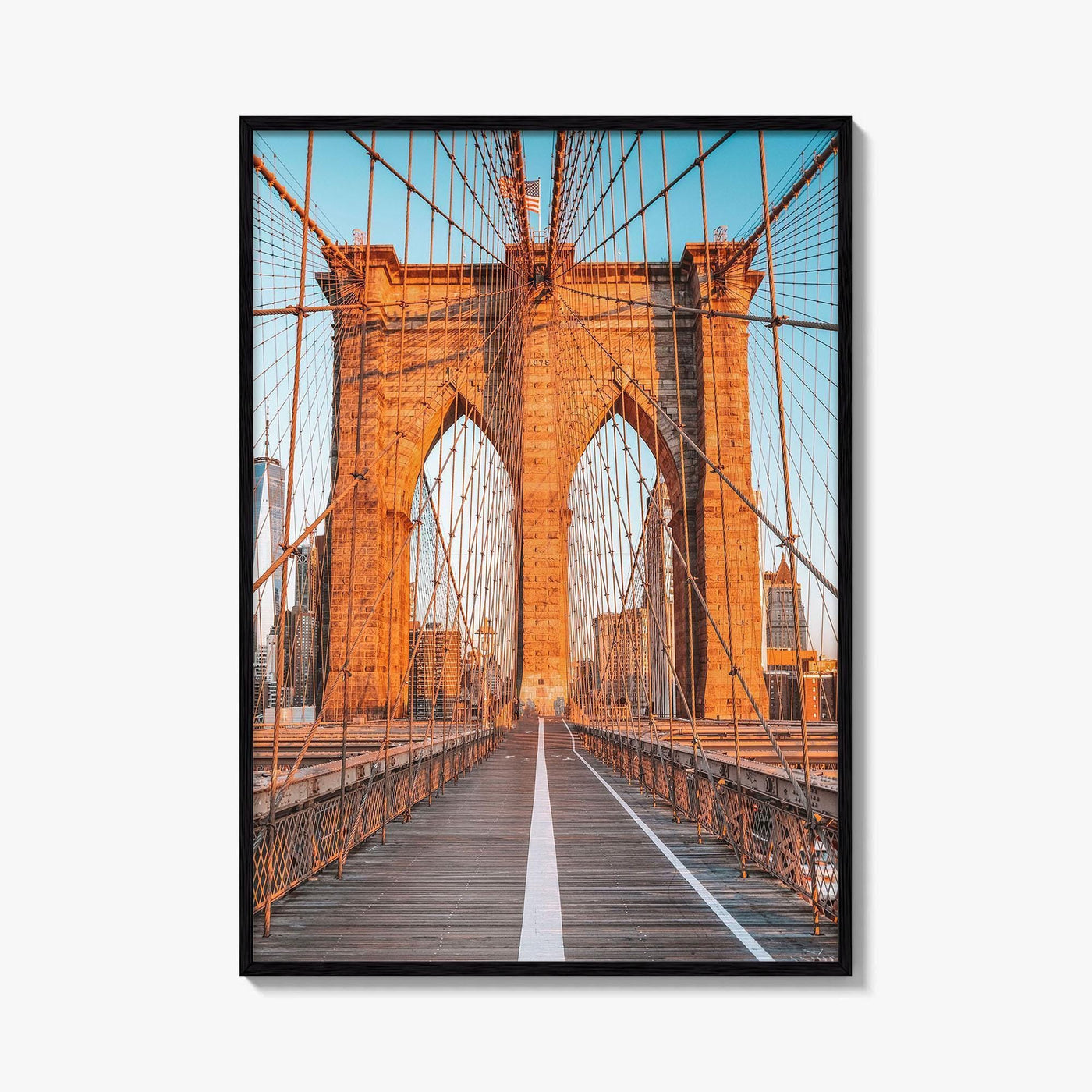 Brooklyn Bridge Fine Art Photo Print, Manhattan, New York City NYC Wall Poster
