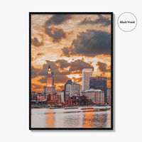 Providence Skyline Fine Art Photo Print, Rhode Island, RI, USA, Poster, Wall Decor