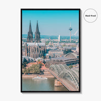 Cologne Skyline Fine Art Photo Print, Köln, North Rhine-Westphalia, Germany Wall Decor